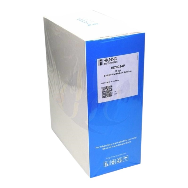 Hanna Calibration Fluid 35.00ppt - 25 pcs of 20ml