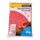AquaOne Gravel Scarlet Red 2kg (7mm)