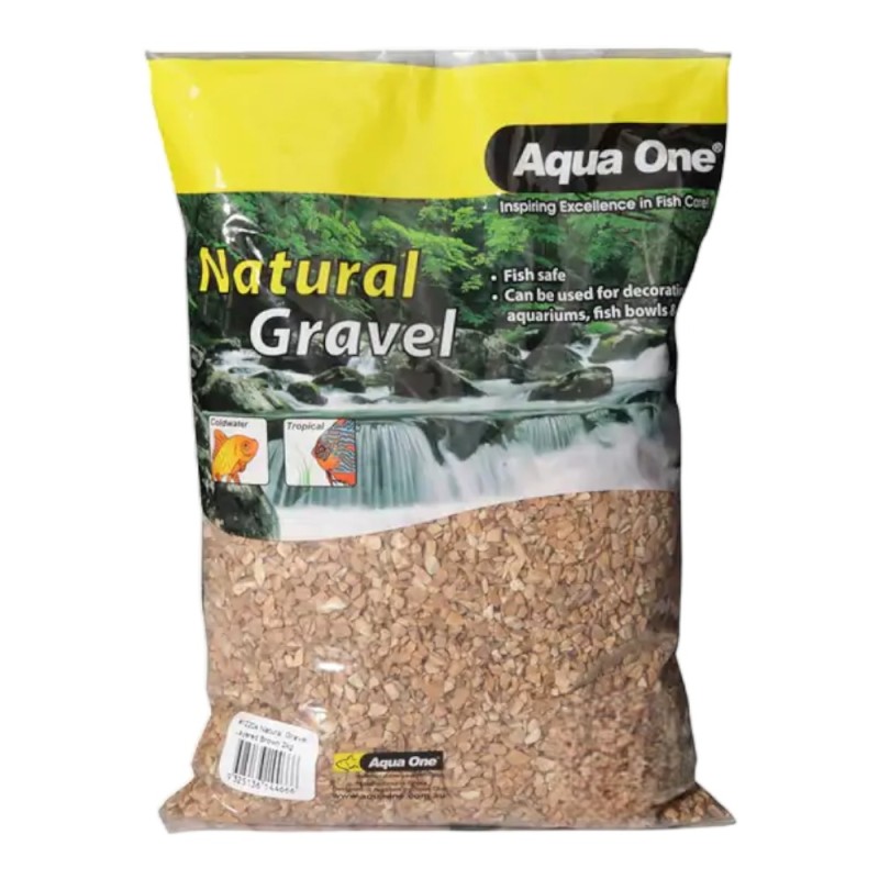 AquaOne Natural Gravel Layered Brown