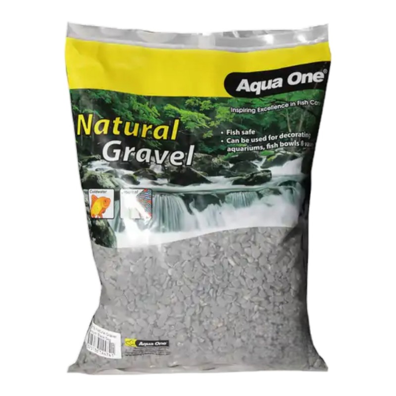 AquaOne Natural Gravel Phantom Black