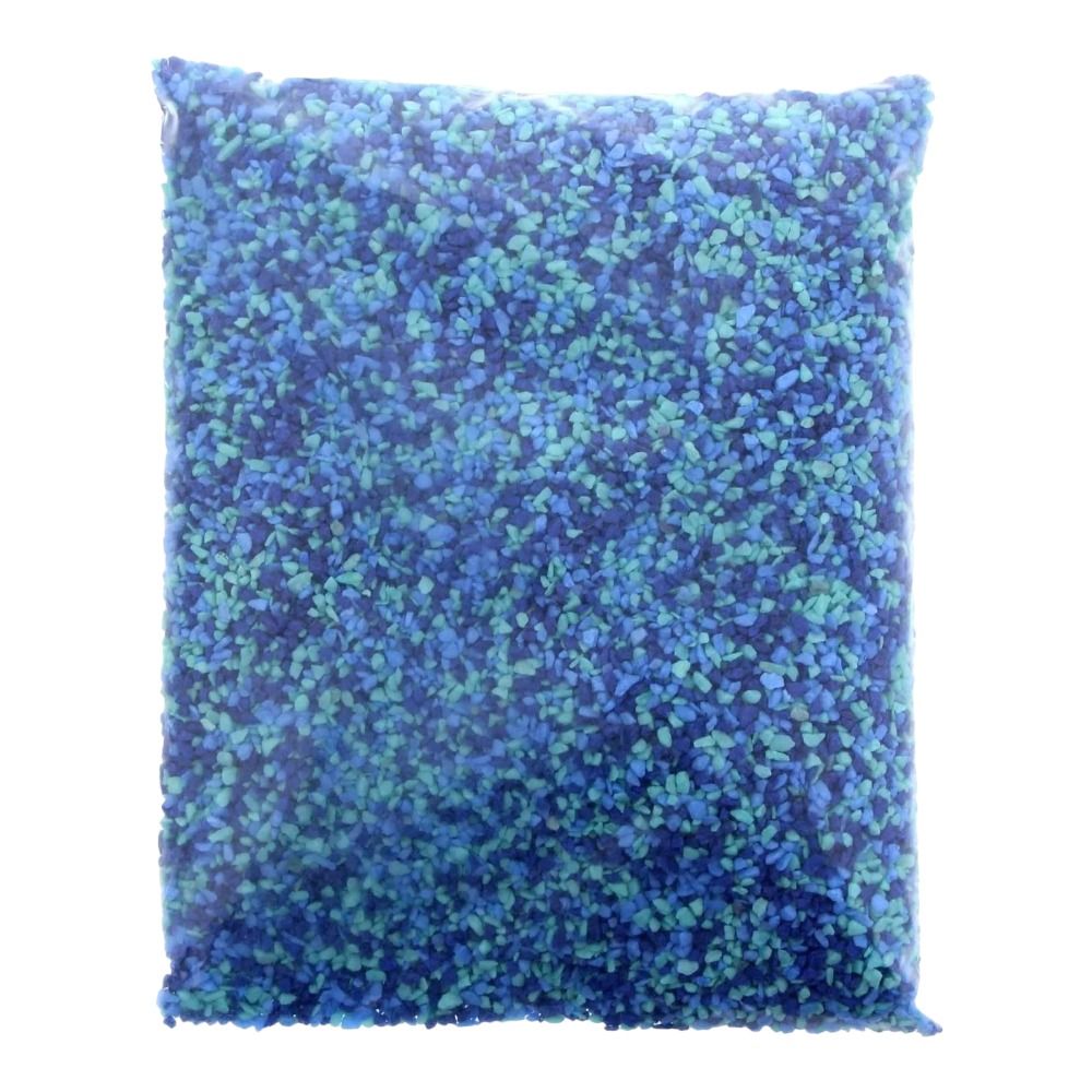 AquaOne Gravel Mixed Aqua + Blue 2kg (2mm)