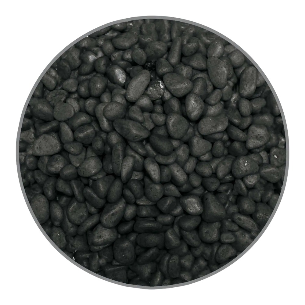 AquaOne Gravel Black 2kg (7mm)