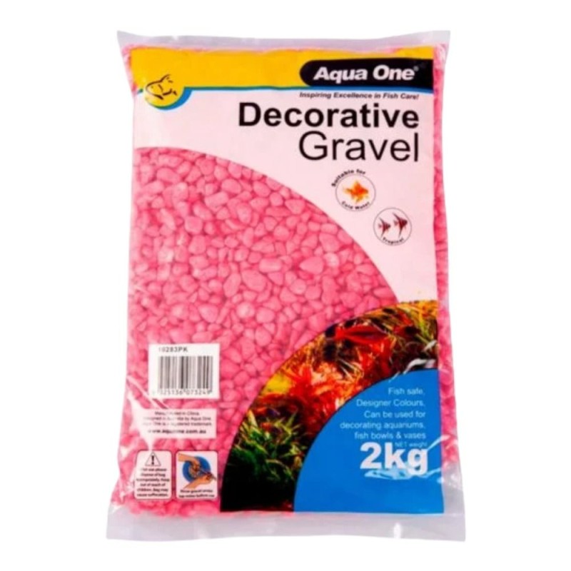 AquaOne Gravel Pink 2kg (7mm)