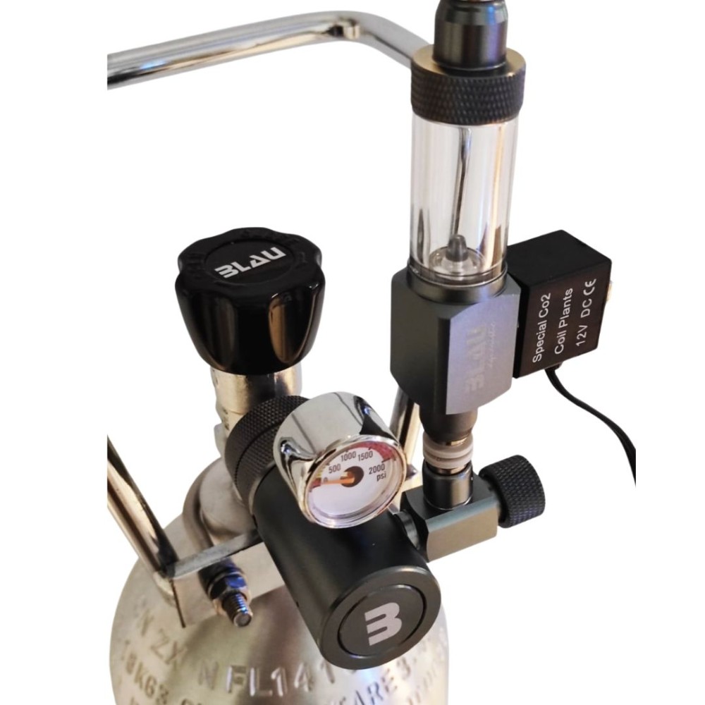 Blau Compact Regulator with electronic valve and bubble counter