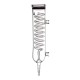 Blau Glass CO2 Diffuser with spiral bubble counter L
