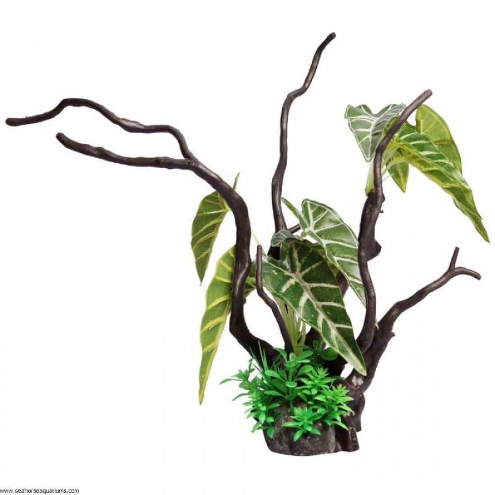 AquaOne Ecoscape Philodendron Driftwood Green 34H x 33Wcm