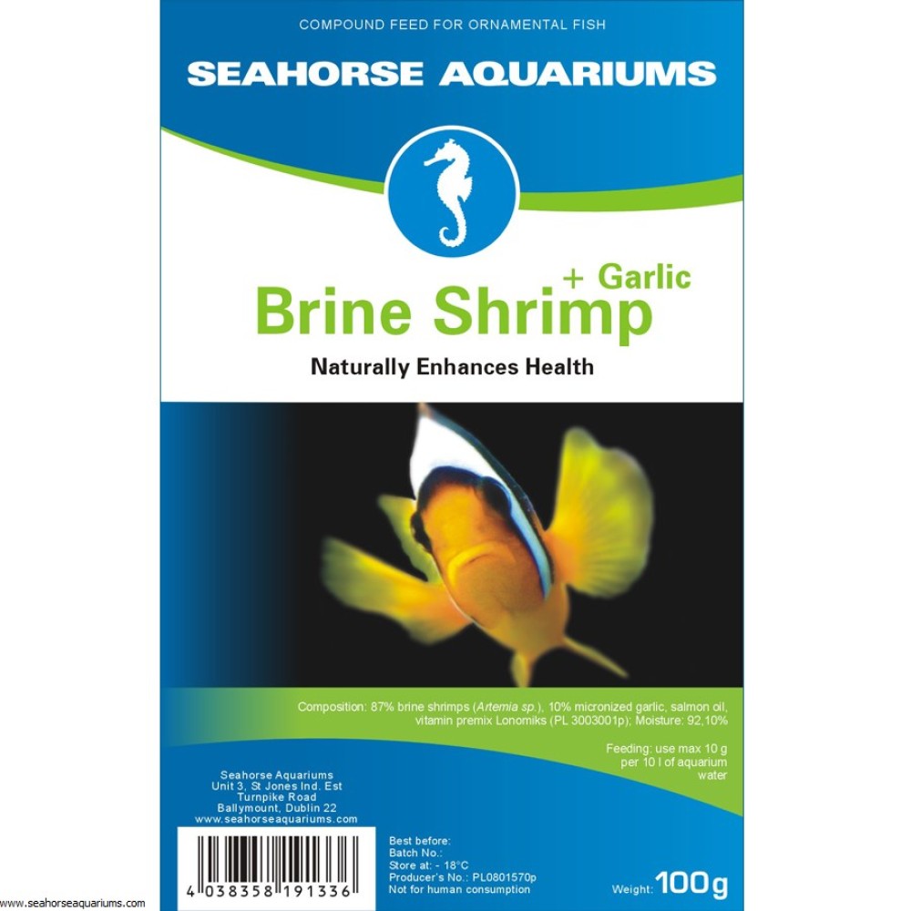 Sa Brine Shrimp +garlic 100g